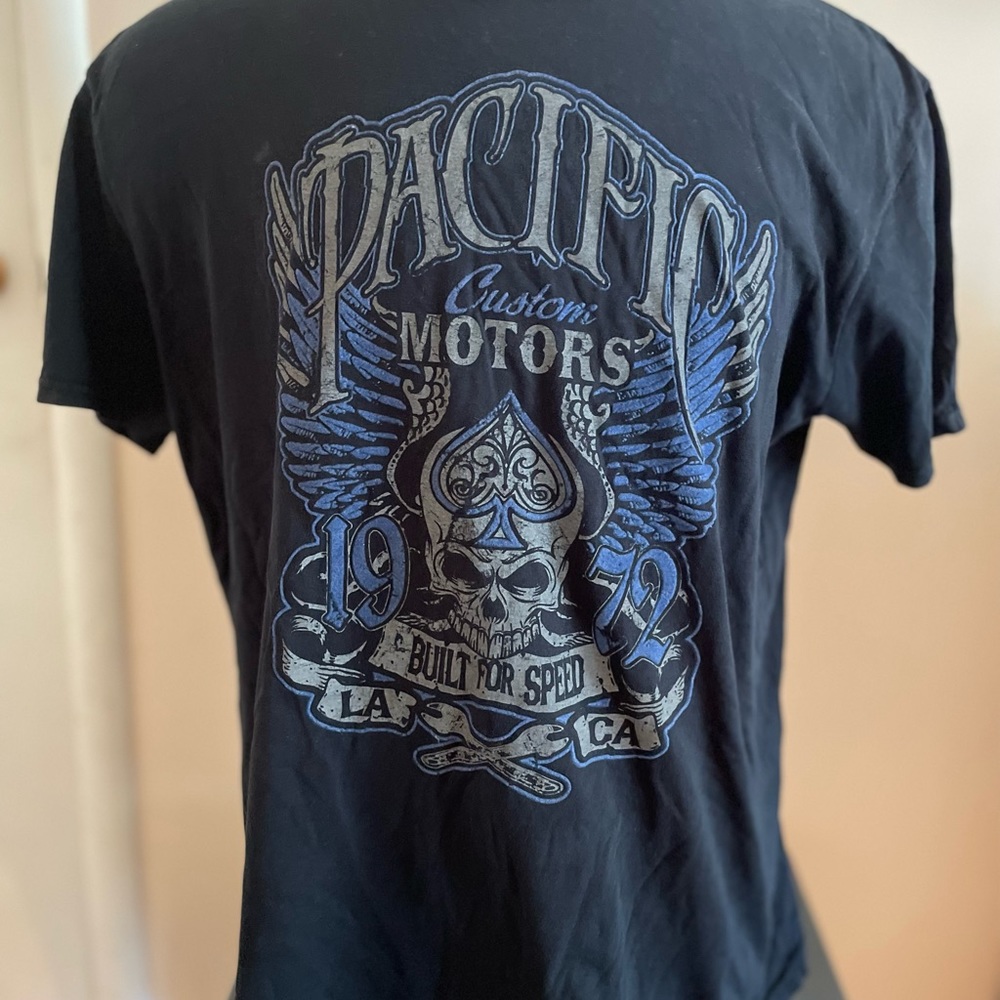 Vintage Op Pacific Custom Motors LA California Tshirt XL